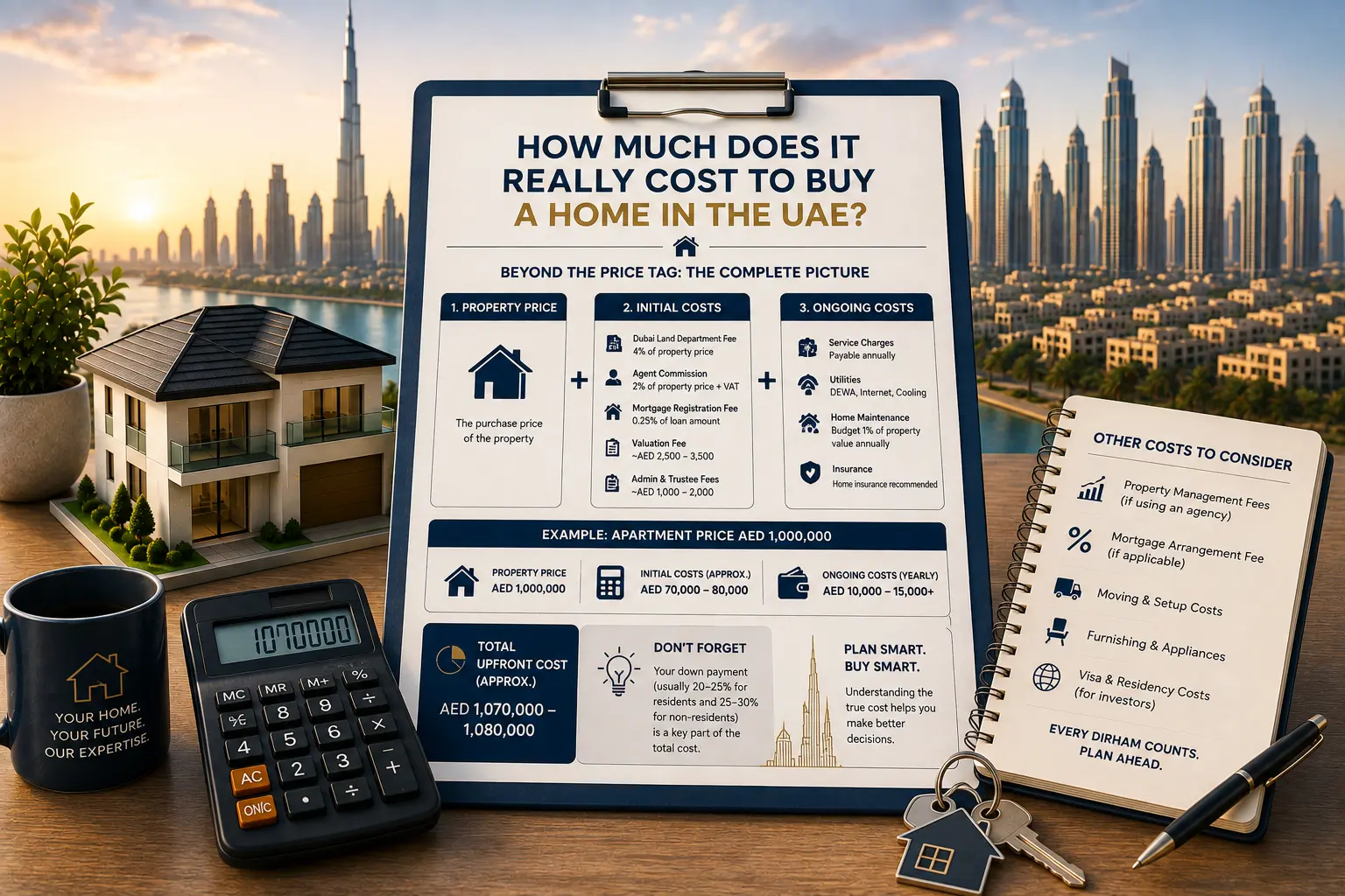 How Much Does It Really Cost to Buy a Home in the UAE?