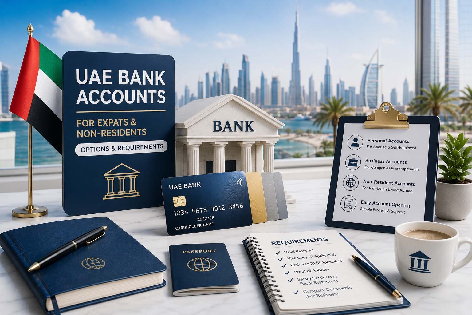 UAE Bank Accounts for Expats and Non-Residents: Options & Requirements