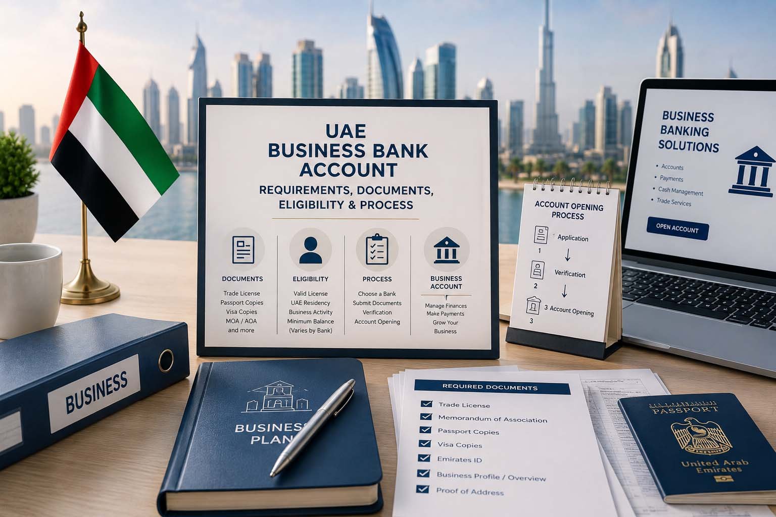 UAE Business Bank Account Requirements: Documents, Eligibility & Process